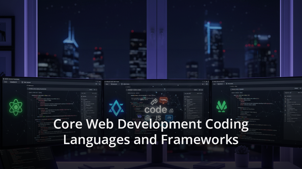 Core Web Development Coding Languages and Frameworks