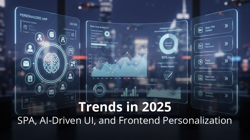 Trends in 2025 SPA, AI-Driven UI, and Frontend Personalization