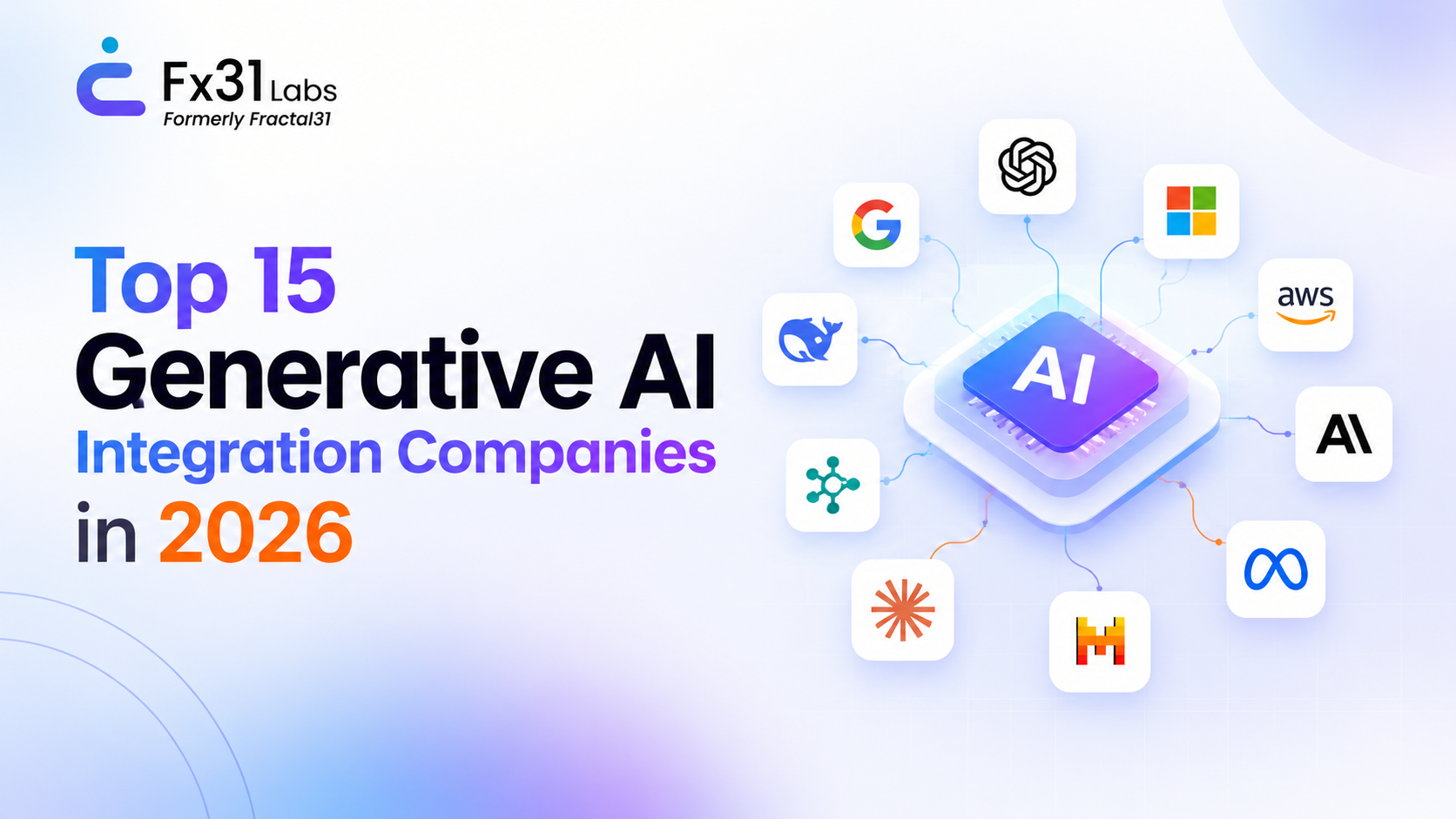 Top 15 Generative AI Integration Companies in 2026